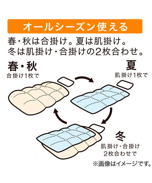 ニトリ 2枚合わせ羽毛掛け布団ダブル(あたたかさレベル2＋3 ) カバー付き Amazon｜ニトリ 2枚合わせ羽毛掛け布団 NTR-2 K2324 ダブル