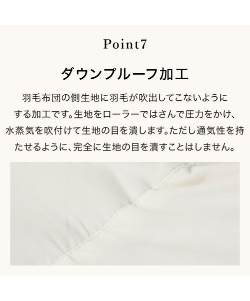 グレーダックダウン80％使用 羽毛掛け布団 ダブル(UL K2315 D