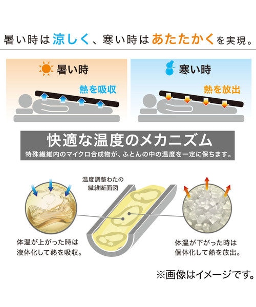 温度調整 掛け布団 シングル（セルプラスE1 S）｜デコホームの通販