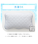 【デコホーム商品】ピローパッド(Nクール S2502 ブルー)