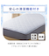 両面使える BOXパッド セミダブル(NクールSP S25 ブルー)