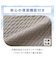 のびのびまくらカバー(NクールSP D2517 グレー)