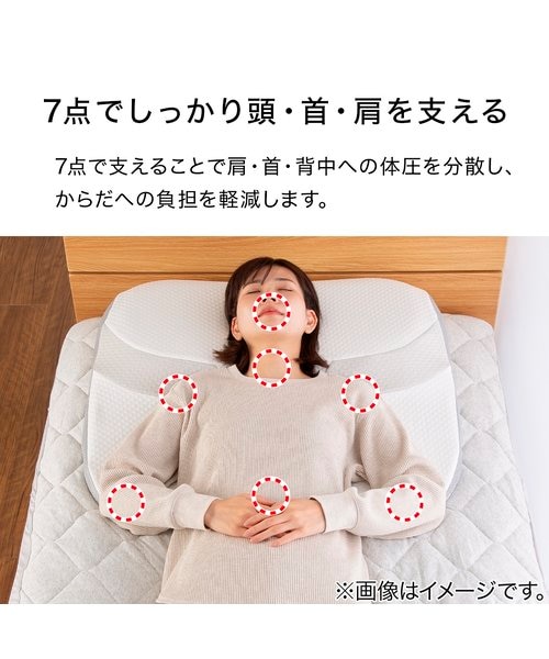 肩・首・背中も支える枕(3 P2425)｜デコホームの通販｜&mall（アンド 