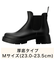 クッションレインブーツ Ｍ(23.0-23.5)