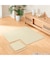 洗えるジョイントマット(アイボリー 9枚セット ふち付き VJ01)