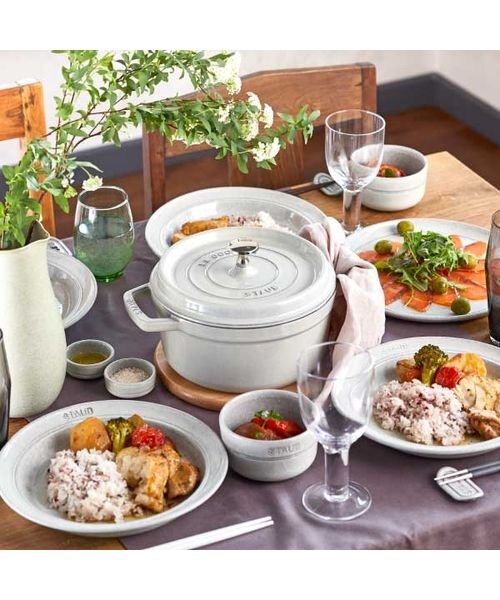 STAUB ピコ・ココット ラウンド 24cm カンパーニュ ｜ツヴィリング