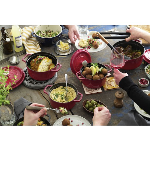 STAUB ピコ・ココット ラウンド 18cm チェリー｜ツヴィリング ジェイ