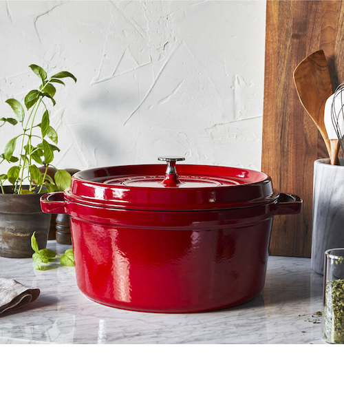 STAUB ピコ・ココット ラウンド 24cm チェリー｜ツヴィリング ジェイ
