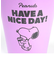 スヌーピー SNOOPY ステンレスタンブラー HAVE A NICE DAY タンブラー コップ カップ 保冷 保温 パープル グッズ 