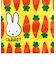 ミッフィー miffy コンビニバッグ YE ミッフィー キャロット バッグ 買い物バッグ グッズ carrot イエロー グッズ 