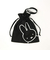 ミッフィー miffy 巾着トートバッグ(ブラック)