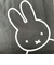 ミッフィー miffy 巾着トートバッグ(ブラック)