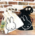 ミッフィー miffy 巾着トートバッグ(ブラック)