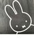 ミッフィー miffy 巾着トートバッグ(ブラック)