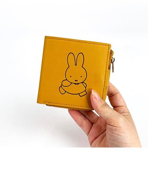 ミッフィー miffy ハーフ財布 エンボスミッフィー 財布 小銭入れ 二つ折り YELLOW  (MCOR)｜パーフェクトワールドの通販｜&mall（アンドモール）三井ショッピングパーク公式通販