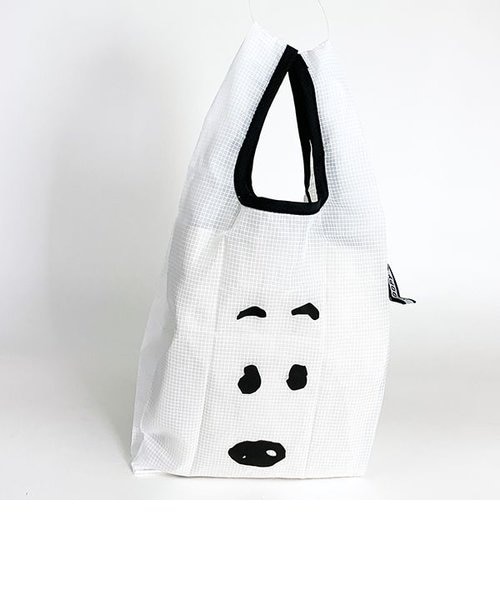 スヌーピー エコバッグS WH フェイスアップスヌーピー トートバッグ