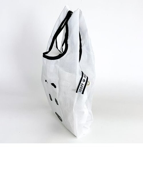 スヌーピー エコバッグS WH フェイスアップスヌーピー トートバッグ