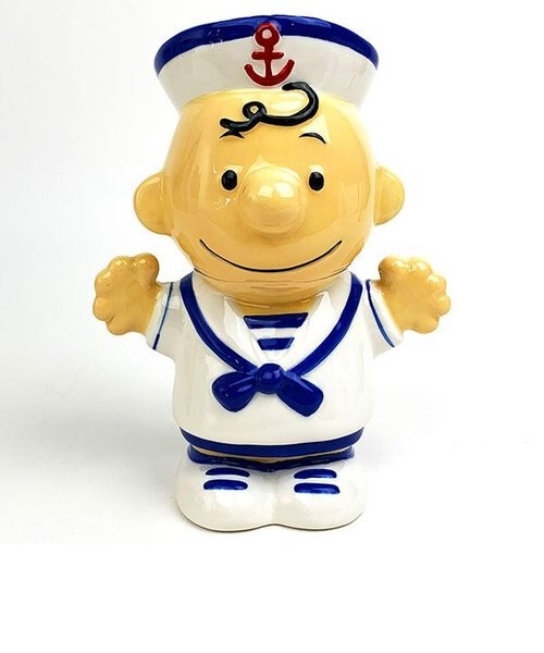 SNOOPY チャーリー・ブラウン セーラーバンク 貯金箱 スヌーピー