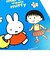  ミッフィー ちびまるこちゃん  ウォールキャンバス ブルー maruko meets miffy