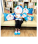 ドラえもん 抱き 枕 ピロー 寝具 クッション 青