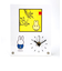 ミッフィー miffy Dick Bruna 鳥獣戯画 置き時計 とけい クロック インテリア アクリル素材 ホワイト