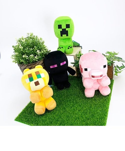 Minecraft クリーパー ぬいぐるみ マインクラフト 抱きぐるみ クリーパー マイクラ おもちゃ