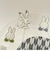 ミッフィー Miffy 掛け時計 Miffy×鳥獣戯画 クロック インテリア クリア