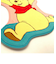 ディズニー Pooh バスマット プー Honey melts インテリア