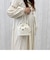 ミッフィー miffy 巾着ショルダーバッグ　フェイスナチュラル バッグ ナチュラル