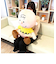 スヌーピー ソフト ぬいぐるみ 2L チャーリー・ブラウン インテリア ビッグサイズ 大きなぬいぐるみ