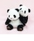吉徳 パンダ じゃれパンダ ぬいぐるみ 双子