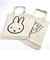 ミッフィー miffy 刺繍A4トート 刺繍ミッフィー3人 トートバッグ アイボリーおでかけ