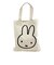 ミッフィー miffy 刺繍A4トート さがら刺繍 フェイス トートバッグ アイボリーおでかけ