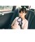スヌーピー ＰＥＡＮＵＴ ふわふわシートベルトカバー スヌーピー    明邦