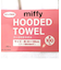 ミッフィー うきうきフードミッフィー マフラータオル 白 タオル ドレスタオル プール スポーツ 学校 海 サマー