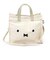 ミッフィー miffy フェイス 2Way トートバッグ ショルダー ナチュラル Mサイズ