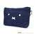 ミッフィー miffy 帆布ポーチ M フェイス 小物入れ デニムブルー