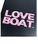 LOVE BOAT ロゴミラーBLACK×PINK LEOPARD ラブボート ラブボ 鏡 メイク