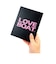 LOVE BOAT ロゴミラーBLACK×PINK LEOPARD ラブボート ラブボ 鏡 メイク
