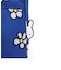 ミッフィー miffy バッグインバッグ フラワー ブルー トート 2WAY