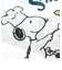 スヌーピー PEANUTS のれん シェフ BR ブラウン マルチクロス 暖簾 日本製