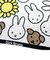 ミッフィー Miffy ミニタオル フレンズフェイス 今治 ホワイト  日本製