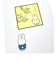 ミッフィー Miffy×鳥獣戯画 ポスター 額縁・オバケ イラスト