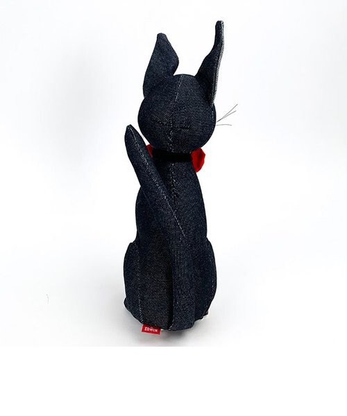 魔女の宅急便 ジジ　EDWINコラボ ぬいぐるみ 楽天市場】EDWIN☆魔女の宅急便（ジジ） オールデニムぬいぐるみ