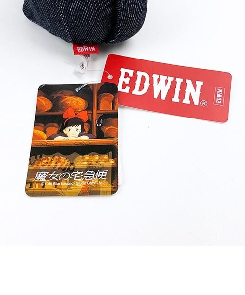 魔女の宅急便 ジジ　EDWINコラボ ぬいぐるみ 楽天市場】EDWIN☆魔女の宅急便（ジジ） オールデニムぬいぐるみ