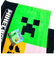 マインクラフト Minecraft タオルＭ 集合（スクエア） マイクラ フェイスタオル ブラック