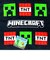 マインクラフト Minecraft タオルＳ クリーパー&TNT火薬 マイクラ ハンドタオル ブラック