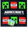 マインクラフト Minecraft タオルＳ クリーパー&TNT火薬 マイクラ ハンドタオル ブラック