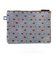 ミッフィー miffy ボリス フラットポーチ グレー ジャガード織り  小物入れ