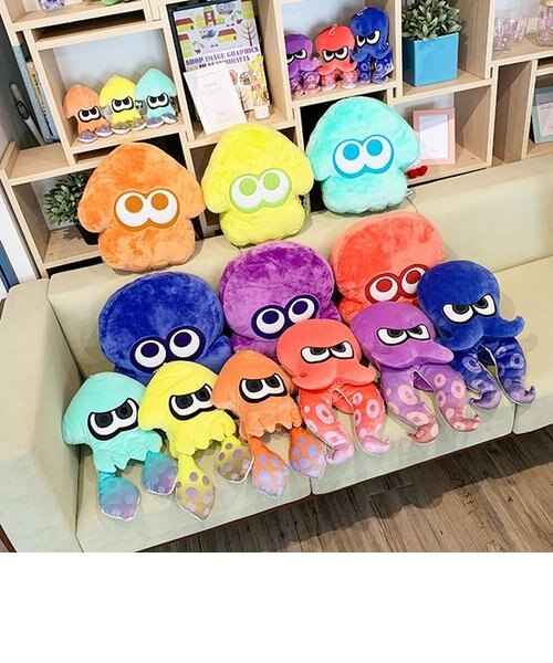 スプラトゥーン Splatoon3 イカ イエロー(S) ぬいぐるみ ALL STAR